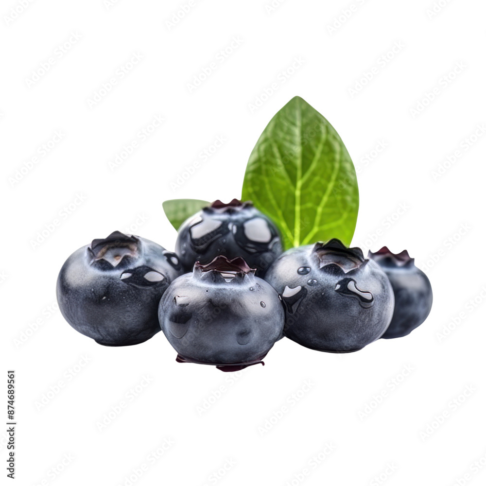 Blueberries isolate on transparent png.
Blueberries isolate on transparent png.