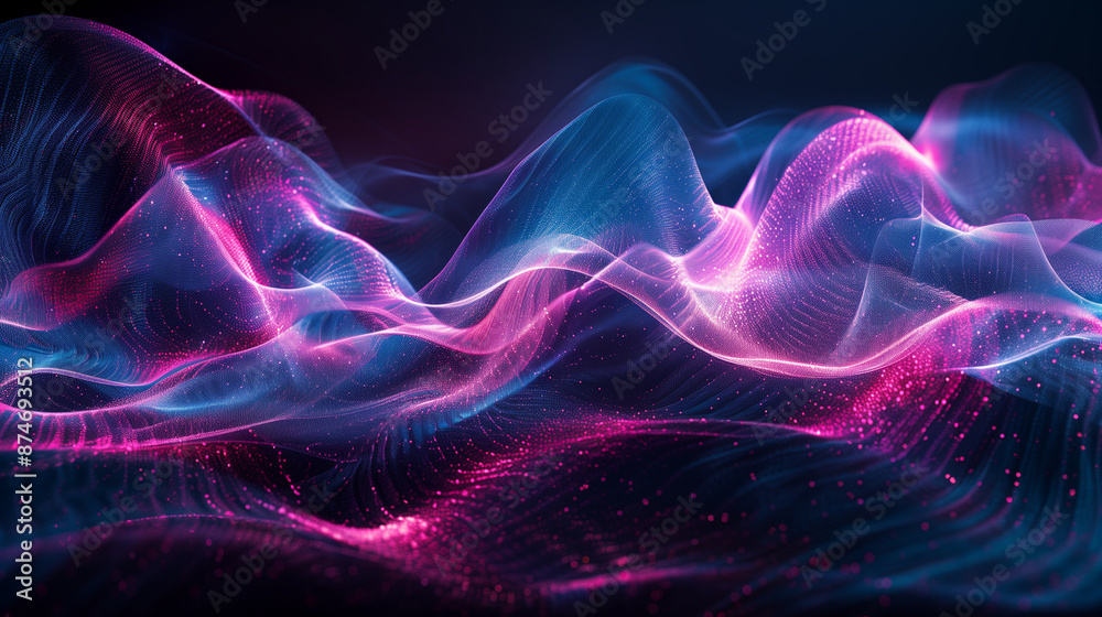 Futuristic abstract neon waves with dynamic bright colors and energy Futuristic abstract neon waves with dynamic bright colors and energy