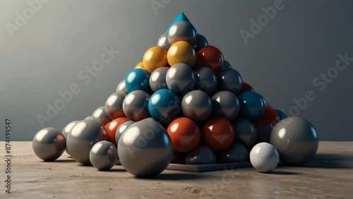 billiard balls on a table