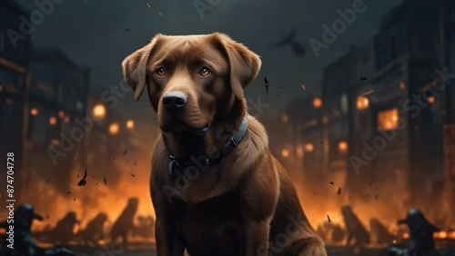 portrait of a dog