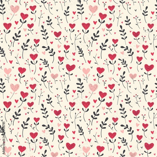 heart shaped pattern
