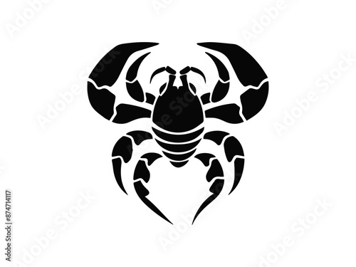 scorpion silhouette vector illustration © Illustration Essenti