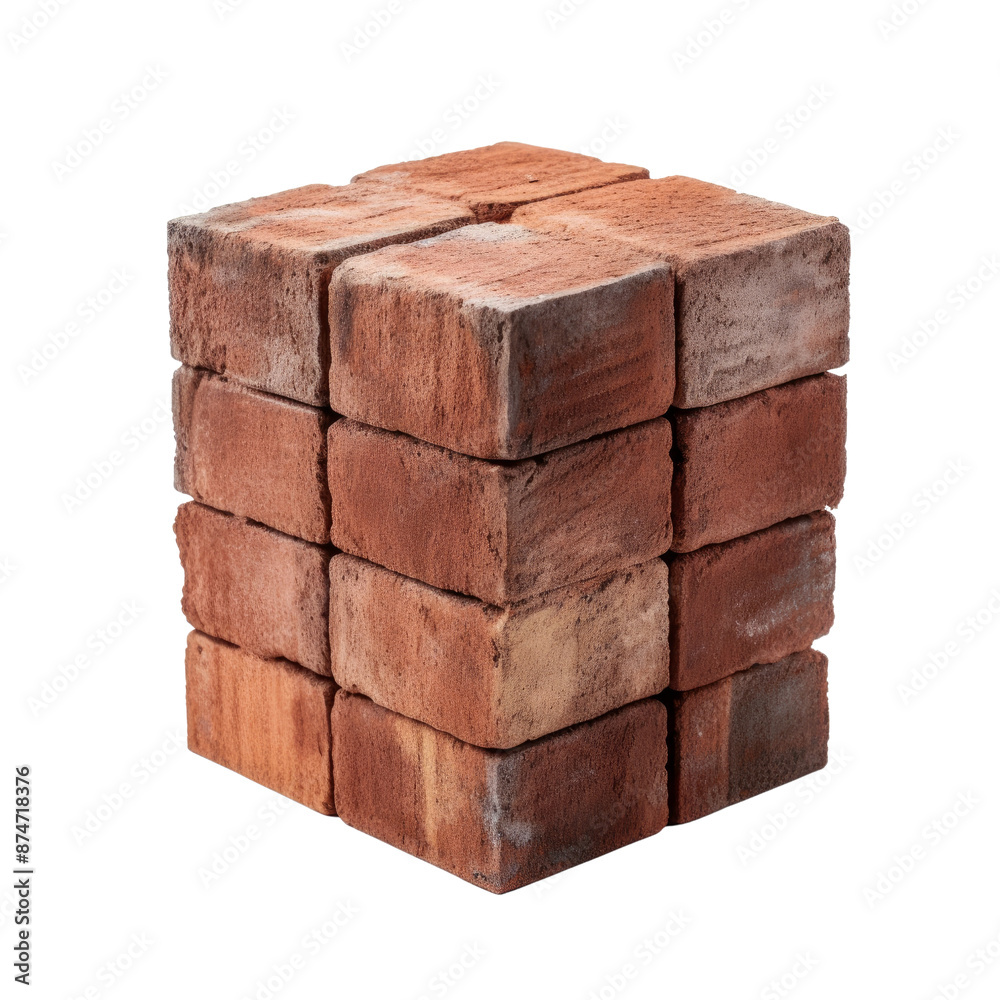 Stack of bricks isolate on transparent png.
Stack of bricks isolate on transparent png.