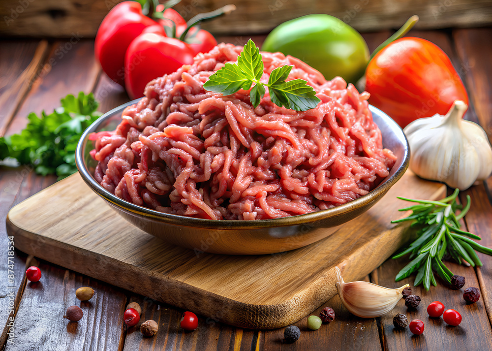 Minced meat portion Minced meat portion