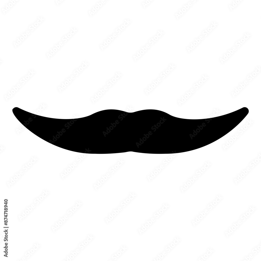 moustache Solid icon