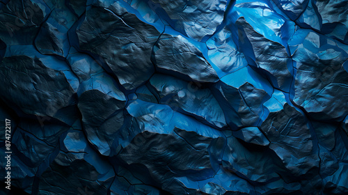 Wallpaper Mural Blue abstract lava stone texture background Torontodigital.ca