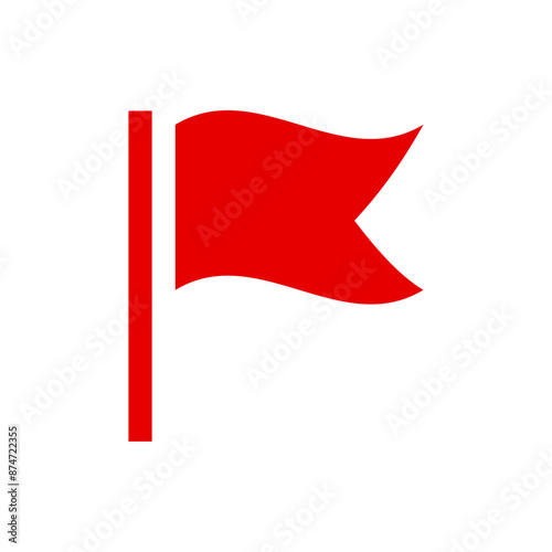 Red flag icon