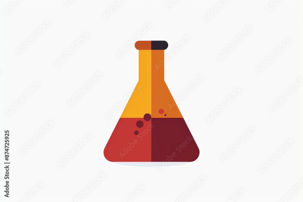 Industrial laboratory with glass flasks and amber liquids, set against a modern background, illustrating scientific experimentation. Industrial laboratory with glass flasks and amber liquids, set against a modern background, illustrating scientific experimentation.