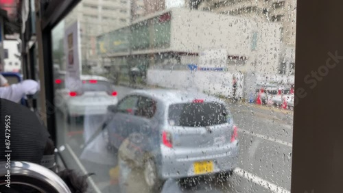 Wallpaper Mural traffic, car, city, jam, speed, driving, vehicle, travel, urban,bus,rain Torontodigital.ca