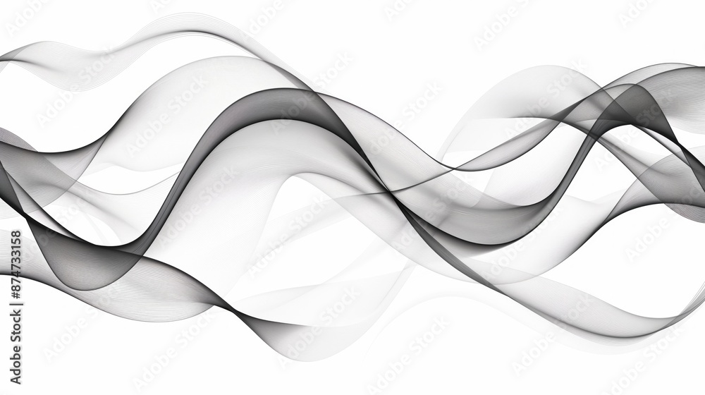 Naklejka premium Dynamic Abstract Digital Art with Vivid Colors and Fluid Motions