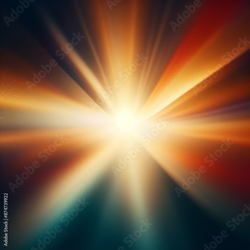 background with rays