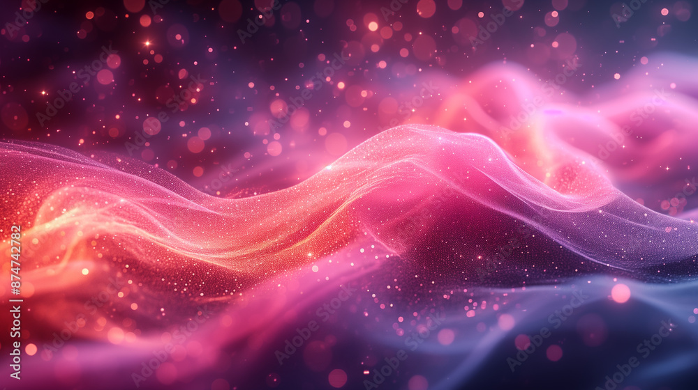 Obraz premium visualization of particle