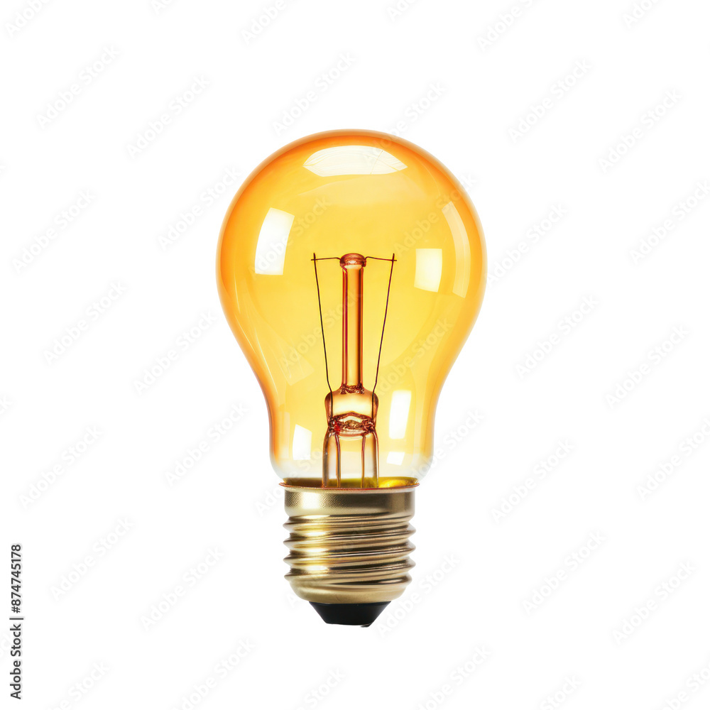Light bulb isolate on transparent png.
Light bulb isolate on transparent png.