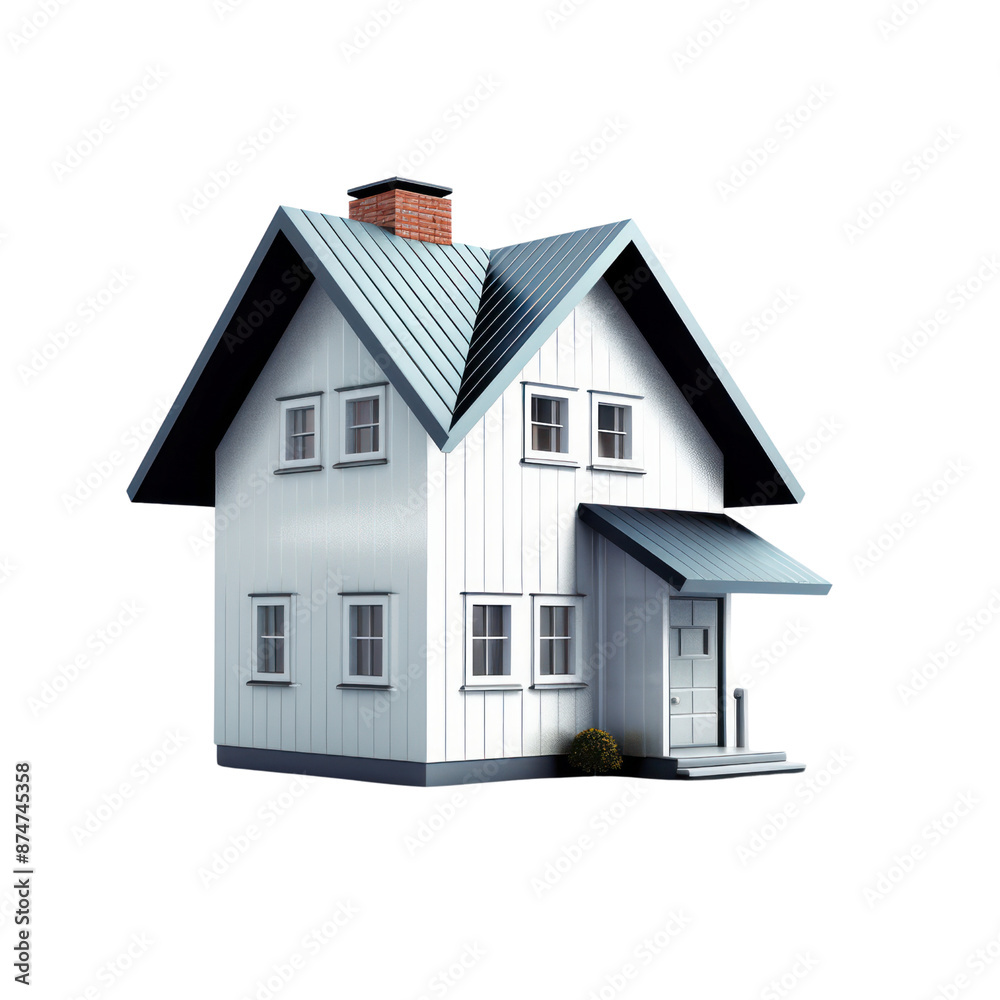 custom made wallpaper toronto digitalHouse isolate on transparent png.
