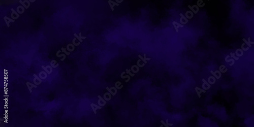 Navy blue dramatic smoke smoky illustration misty fog cumulus cloud modern vibrant grunge texture. Vector cloud reflection of neon smoke exploding design element. Colorful black and white granite.