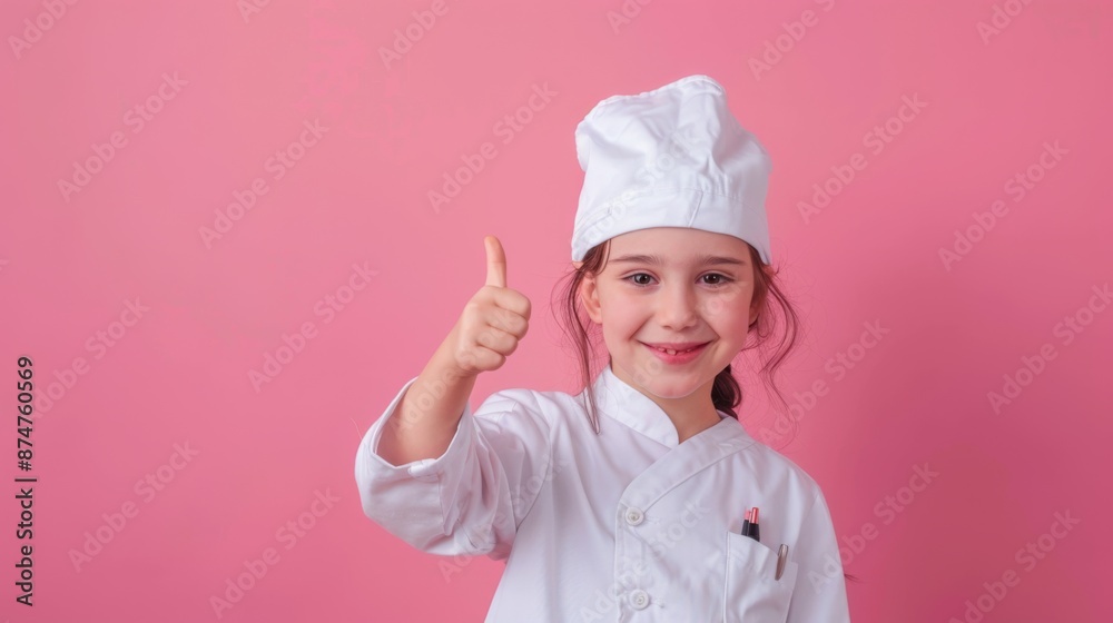 Portrait of a Smiling Professional Coach with Tools Gesturing Thumbs-Up on Pastel Background Portrait of a Smiling Professional Coach with Tools Gesturing Thumbs-Up on Pastel Background