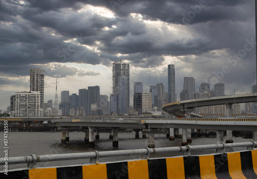 mumbai costal road buildings 