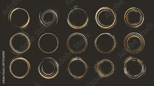 A set of dividers for scribing circles photo