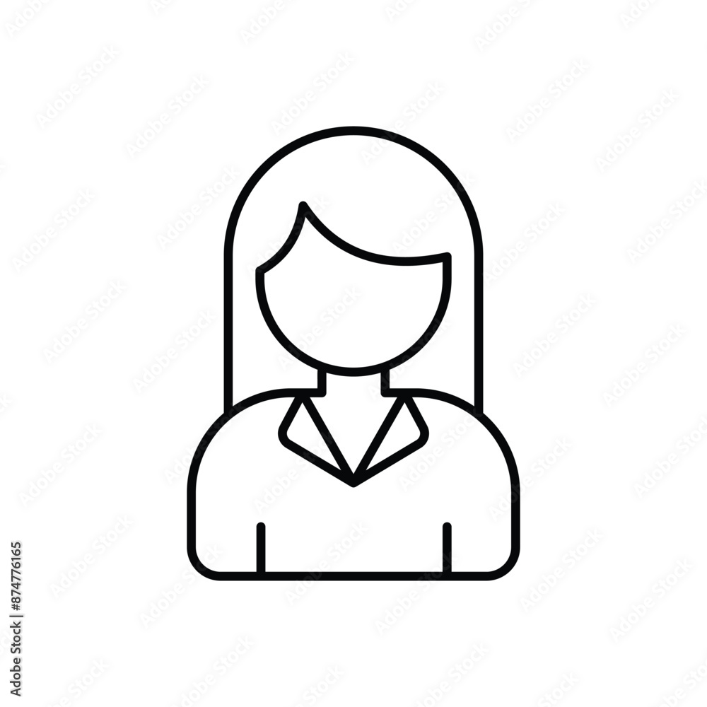 Manager icon design with white background stock illustration Manager icon design with white background stock illustration