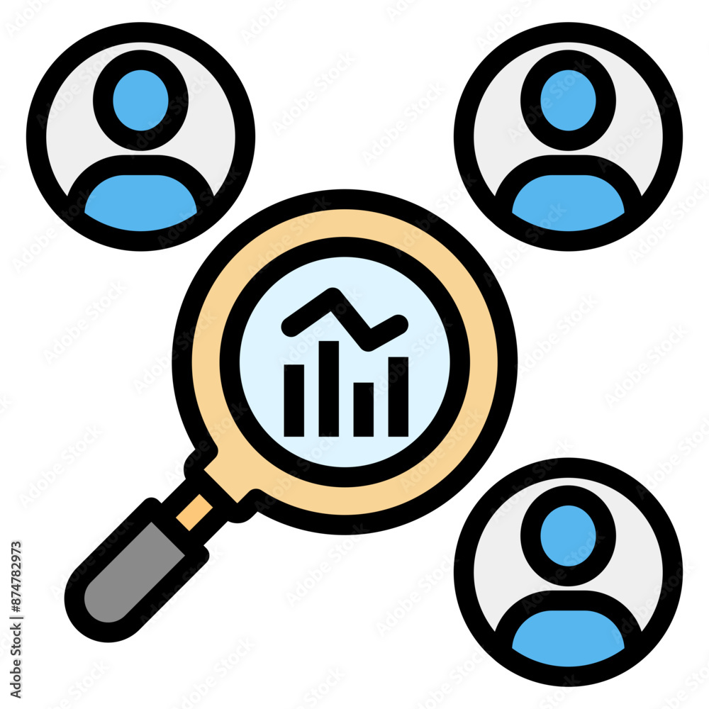 Competitive Analysis Icon For Design Element Competitive Analysis Icon For Design Element