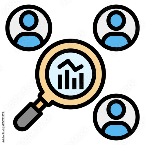 Competitive Analysis Icon For Design Element