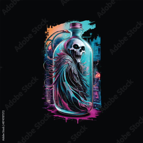 Skull And Crossbones Prescription Bottle