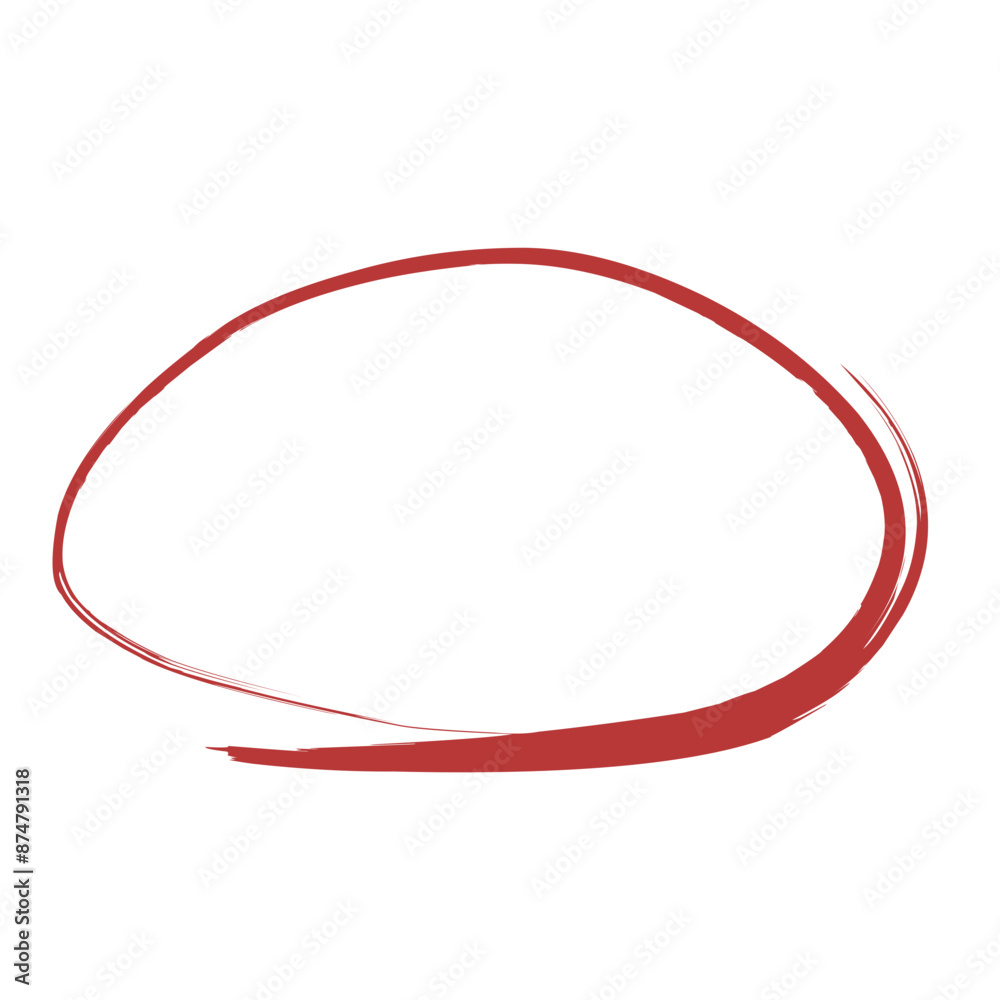 Red handrawn scribble marker circle. Red circle. Red handrawn scribble marker circle. Red circle.