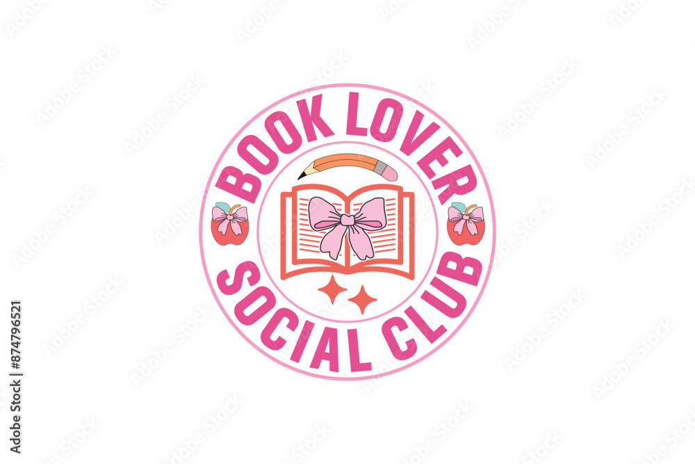 Bookish Lover Social Club Coquette Book EPS T-shirt Design, Book Lover vector, Book Lover sticker, book silhouette clipart Bookish Lover Social Club Coquette Book EPS T-shirt Design, Book Lover vector, Book Lover sticker, book silhouette clipart