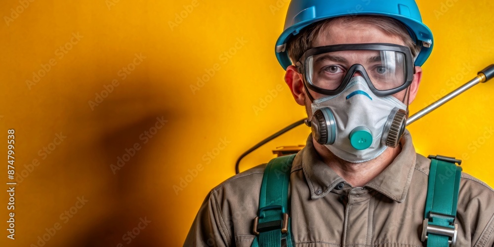 Portrait of a Pest Control Worker Portrait of a Pest Control Worker