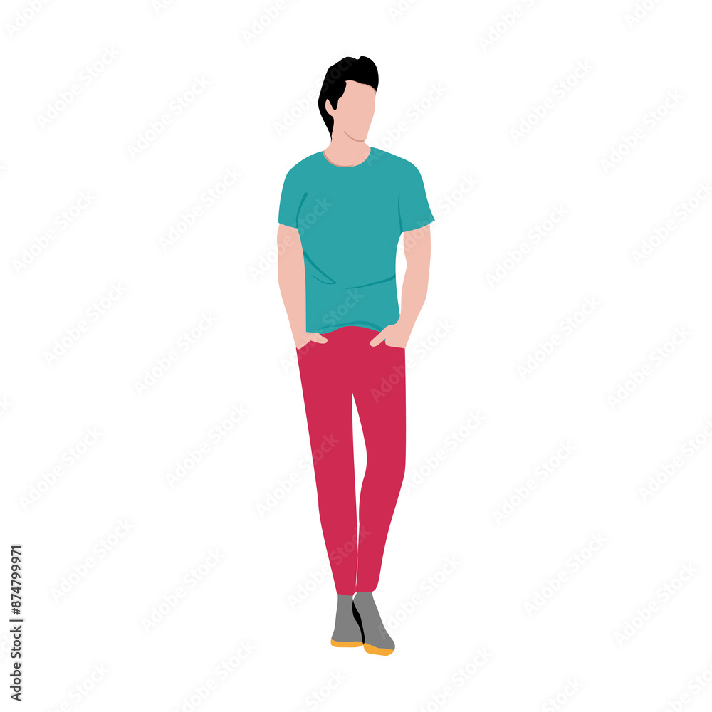 person standing person standing