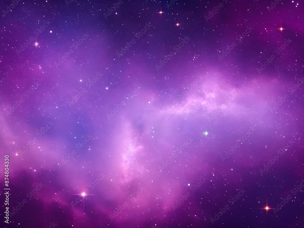 Starry Skies: Gradient Galaxy from Dark Navy to Soft Lavender Starry Skies: Gradient Galaxy from Dark Navy to Soft Lavender