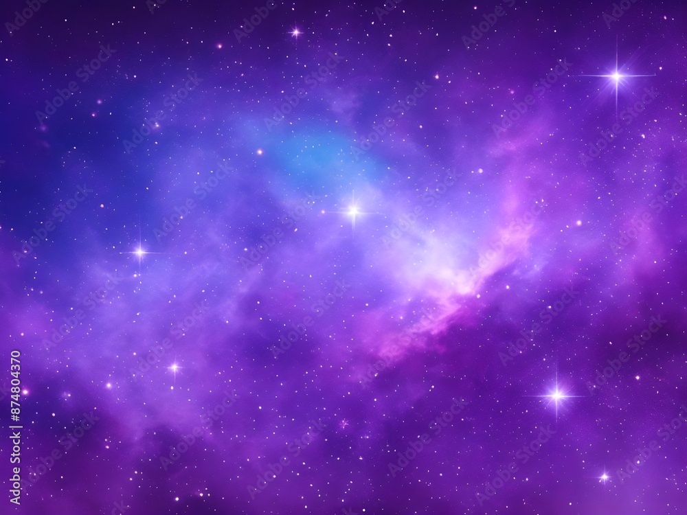 Starry Skies: Gradient Galaxy from Dark Navy to Soft Lavender Starry Skies: Gradient Galaxy from Dark Navy to Soft Lavender