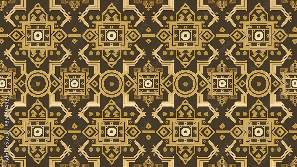 golden seamless geometric pattern golden seamless geometric pattern
