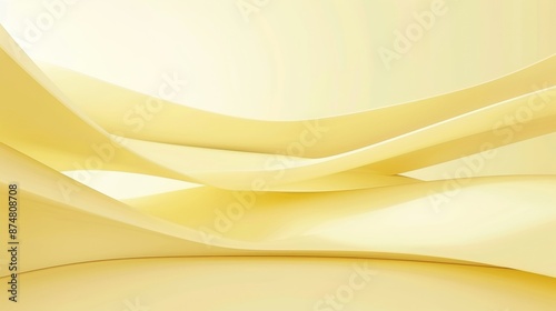 Soft gradient seamless transitions light yellow gold background, minimal, simple, large copy space on center. © Usman