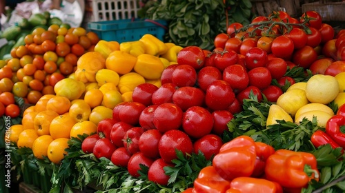 Diving into the vibrant colors of fresh produce, a feast for the eyes as well as the taste buds.