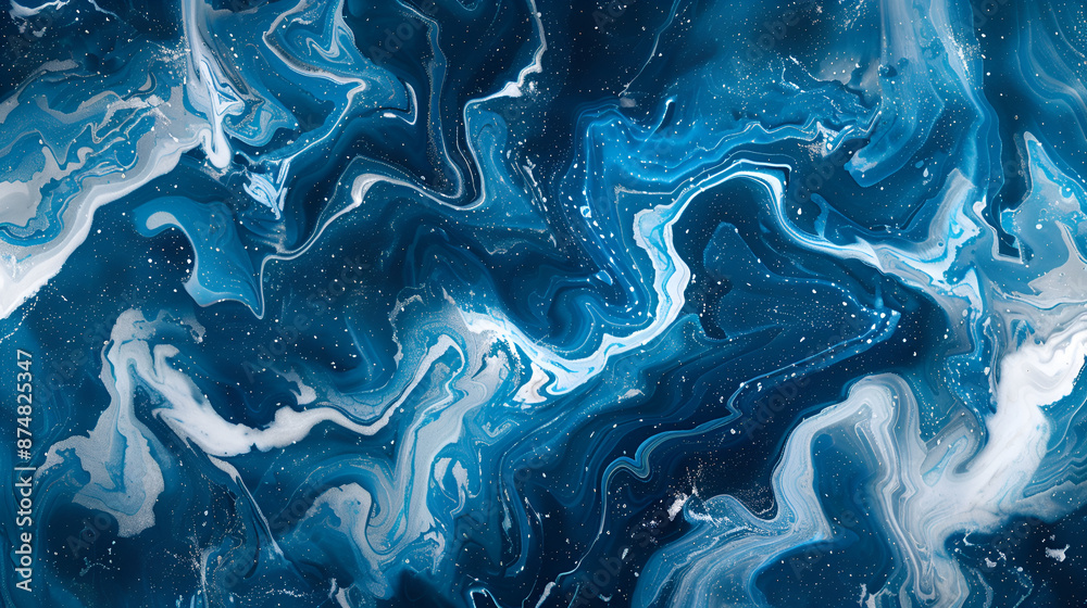 An exquisite close-up view of blue fluid art, showcasing swirling and flowing patterns with Liquid marbling paint texture background. Fluid a glossy finish,abstract blue background with bubbles,
An exquisite close-up view of blue fluid art, showcasing swirling and flowing patterns with Liquid marbling paint texture background. Fluid a glossy finish,abstract blue background with bubbles,
