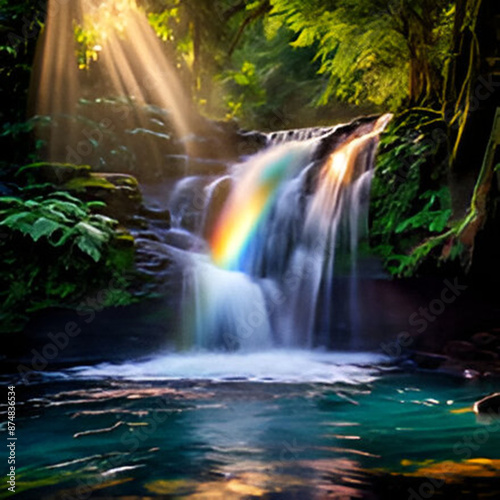 waterfall in the forest