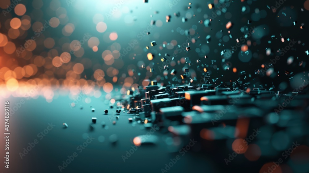 © MAY - An abstract representation of data breaches and cyber threats, with fragmented digital elements and ominous shadows symbolizing the impact of malware and hacking. © MAY - An abstract representation of data breaches and cyber threats, with fragmented digital elements and ominous shadows symbolizing the impact of malware and hacking.