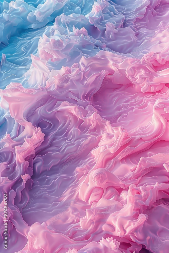 Swirling waves of pastel pink and blue, creating a soft, dreamlike texture. The image evokes feelings of tranquility and otherworldly beauty. Swirling waves of pastel pink and blue, creating a soft, dreamlike texture. The image evokes feelings of tranquility and otherworldly beauty.