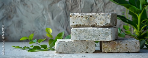 Innovative Bio Brick Made From Recycled Waste and Mycelium for Sustainable Construction photo