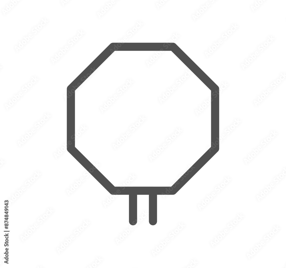 Navigation icon outline and linear vector.
Navigation icon outline and linear vector.