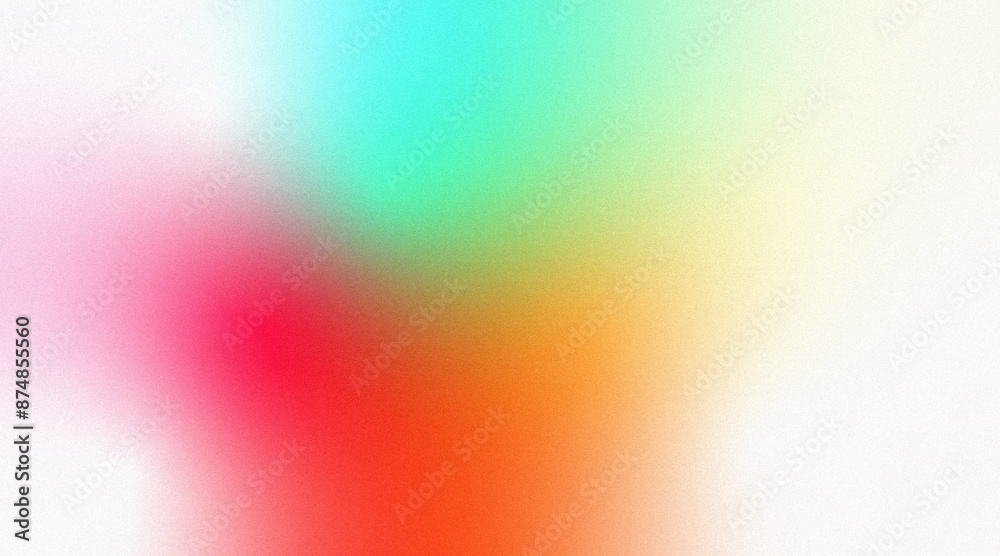 Abstract vivid background with green red orange gradient and grainy textured effect Abstract vivid background with green red orange gradient and grainy textured effect