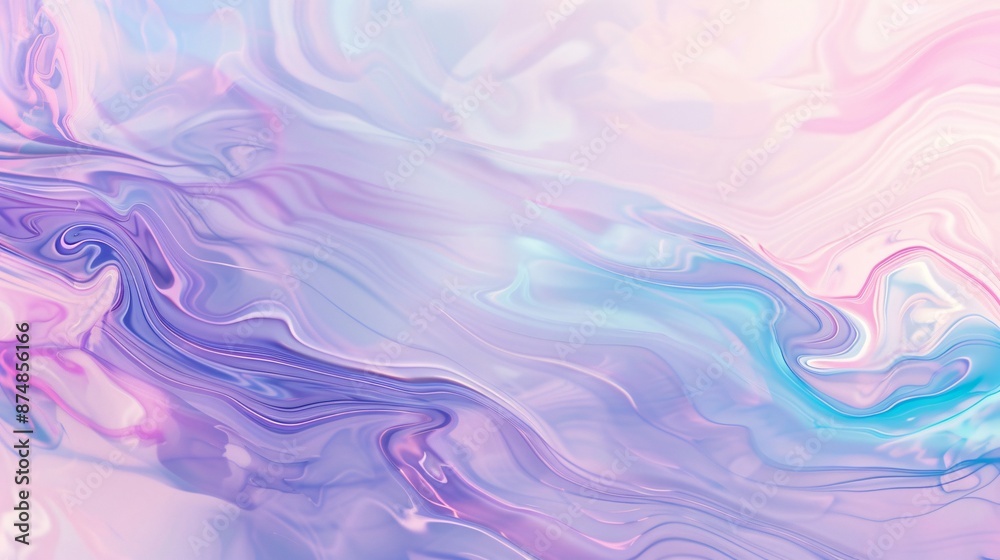 Abstract Swirls of Pastel Hues Abstract Swirls of Pastel Hues