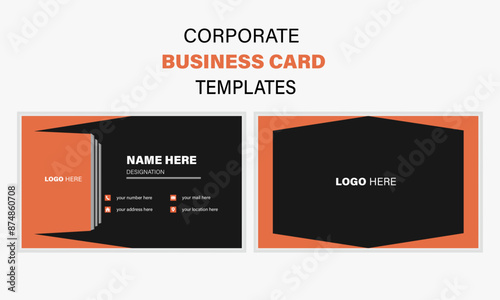  Double sided modern creative splendid business card template for business and personal use.