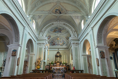 Obraz na płótnie Santa Croce e della Conversione di San Paolo Copiano church w salonie