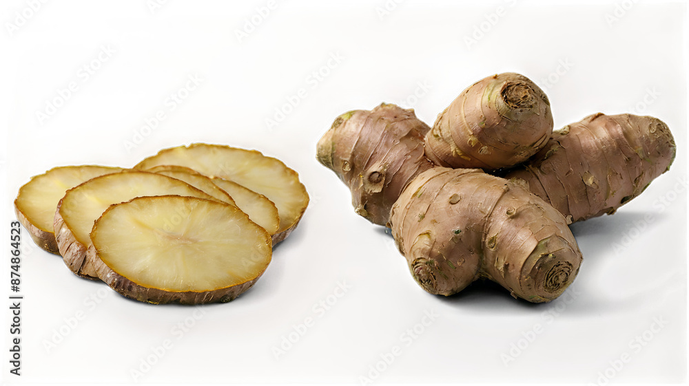 Ginger isolated on white background Ginger isolated on white background