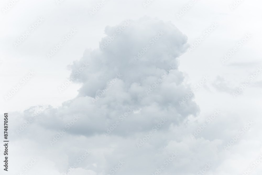 曇り空の積乱雲
曇り空の積乱雲