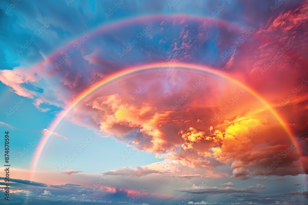 Rainbow over ocean Rainbow over ocean