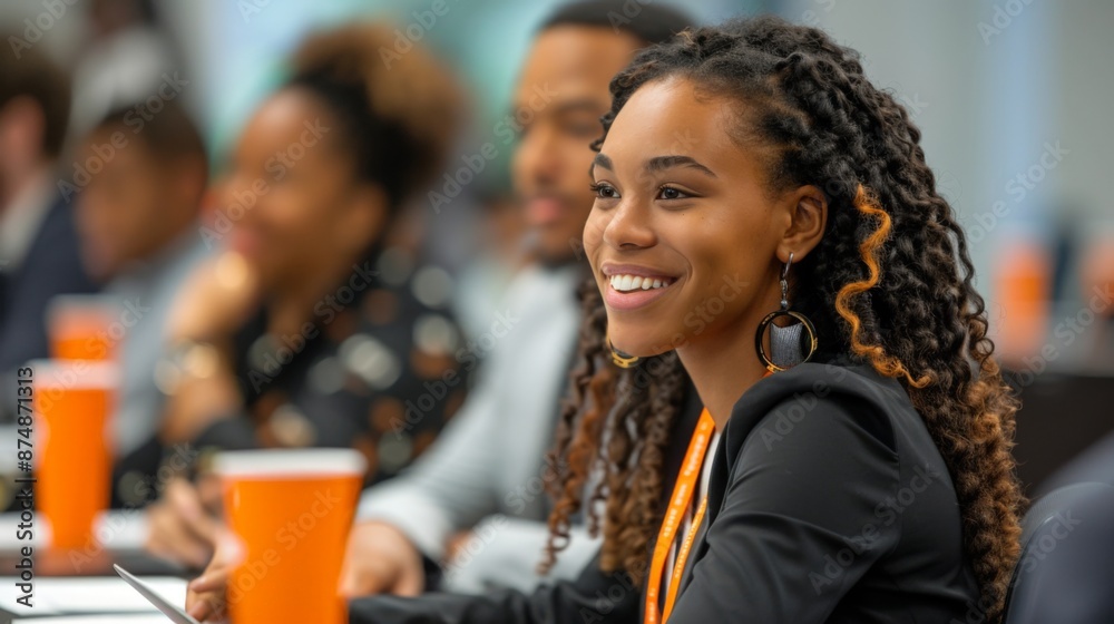 Students attending an engaging university workshop or program.
