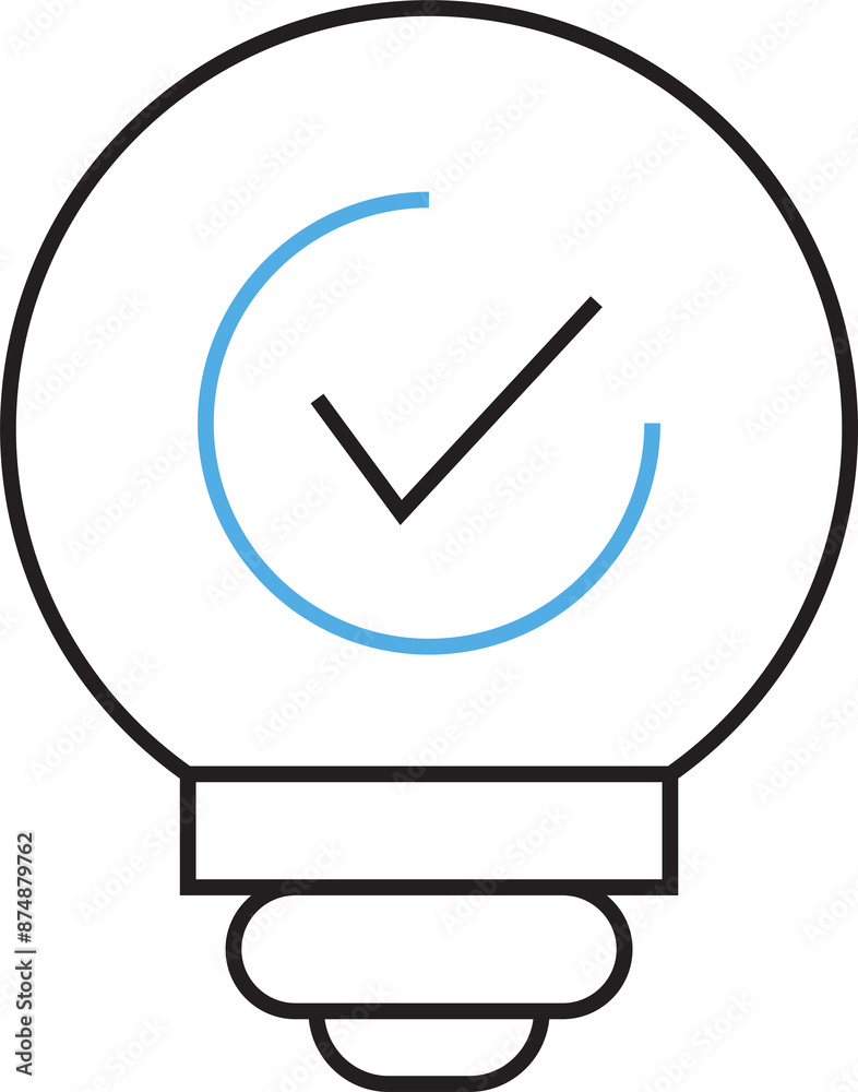 Light Bulb Check Mark Icon
Light Bulb Check Mark Icon